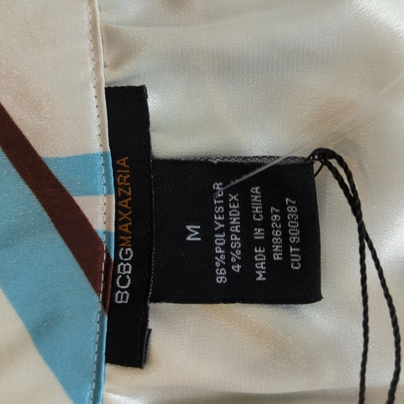 BCBGMAXAZRIA sleeveless shift dress with bow NWT - Picture 8 of 10